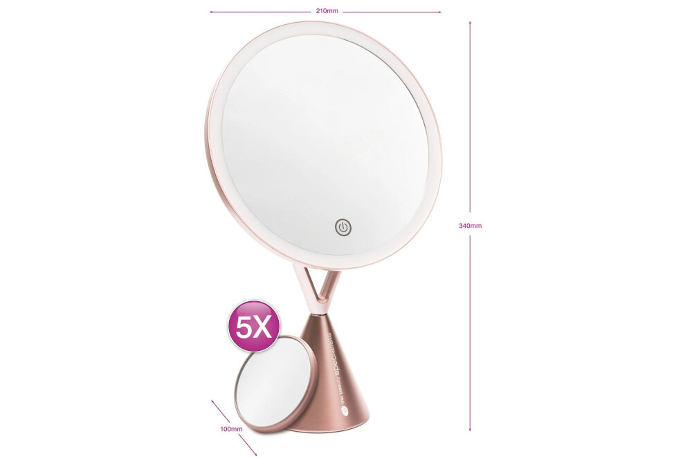 Lusterko kosmetyczne RIO BEAUTY MMCO zakres obroty kąt lustra