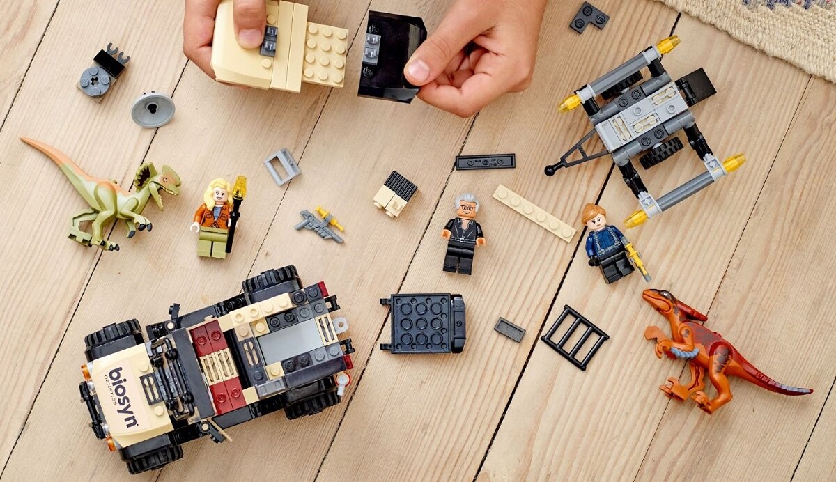 LEGO Jurassic World Transport pyroraptora i dilofozaura 76951 Najwyższa jakość