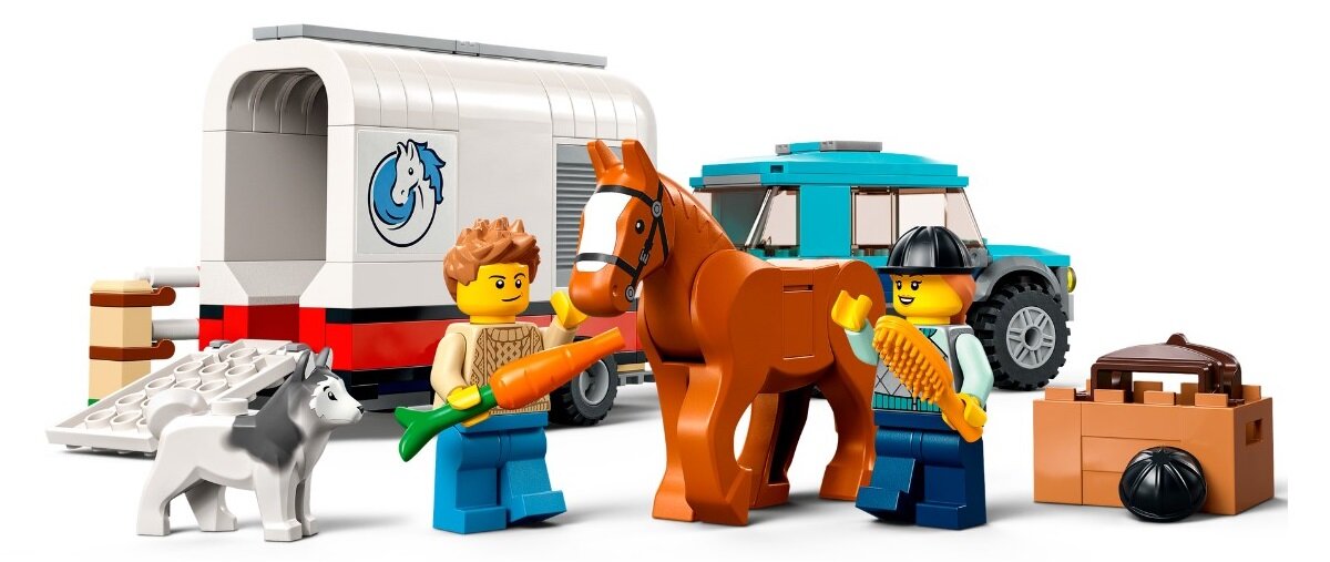 LEGO City Przyczepa do przewozu koni 60327 Wysoka jakość i bezpieczeństwo
