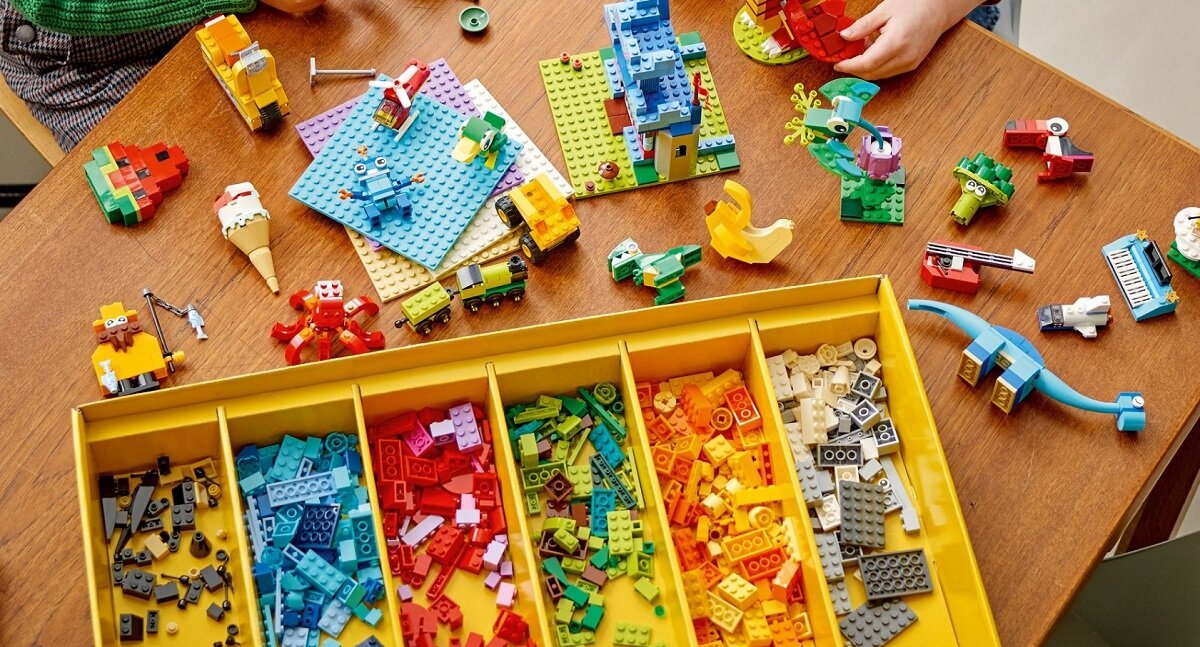 LEGO Classic Wspólne budowanie 11020 Wygoda przechowywania 