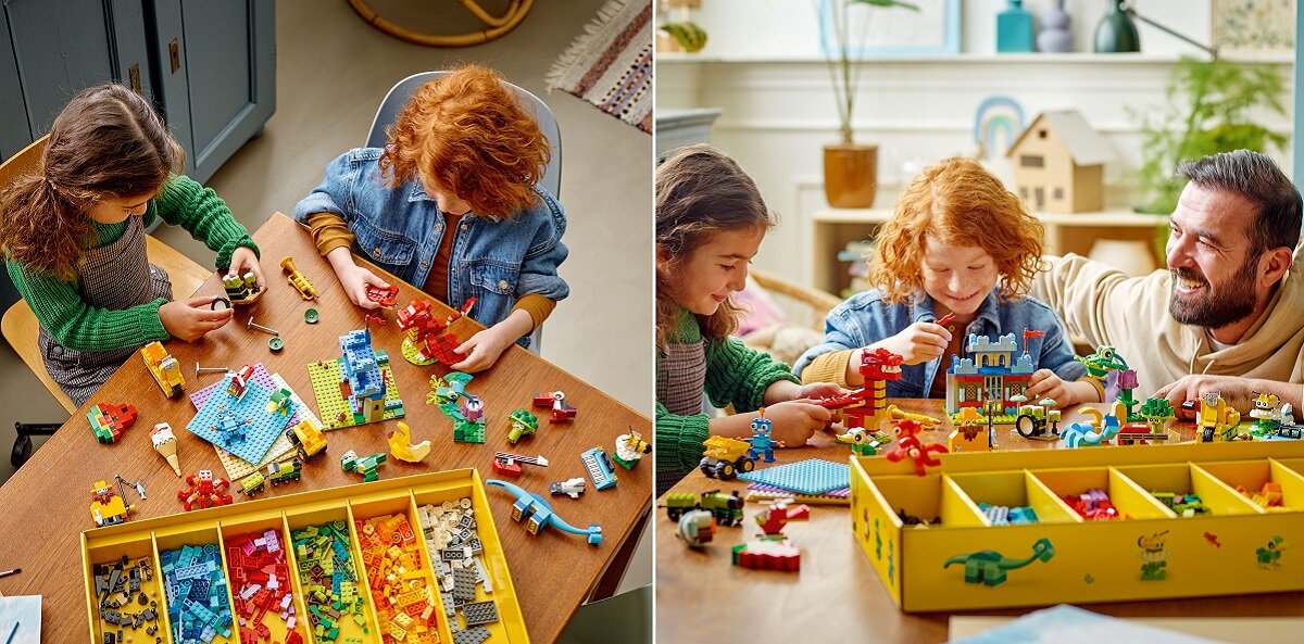 LEGO Classic Wspólne budowanie 11020 Zabawa napędzana wyobraźnią
