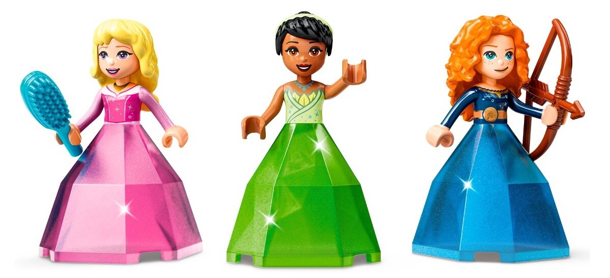 LEGO Disney Princess Zaklęte twory Aurory, Meridy i Tiany 43203 