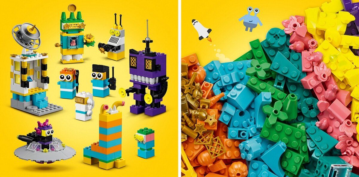 LEGO Classic Misja kosmiczna 11022 Pomoc w rozwoju życiowych umiejętności