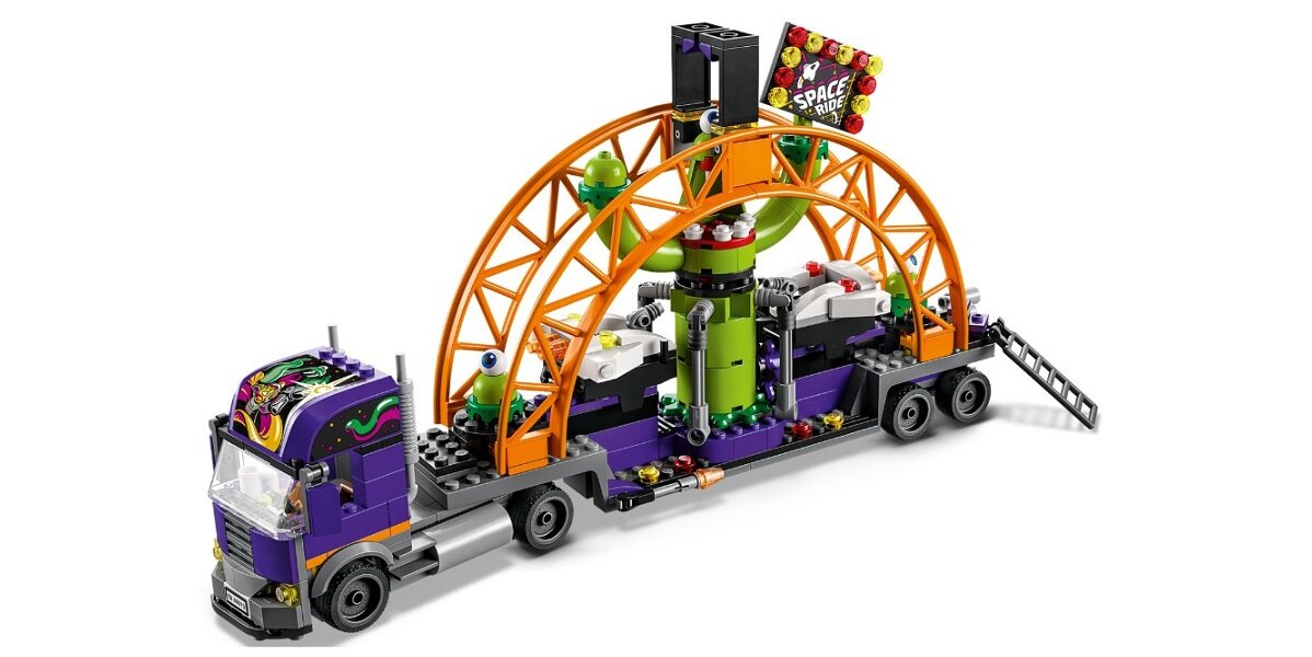 LEGO City Ciężarówka z kosmiczną karuzelą 60313
Wysoka jakość i bezpieczeństwo