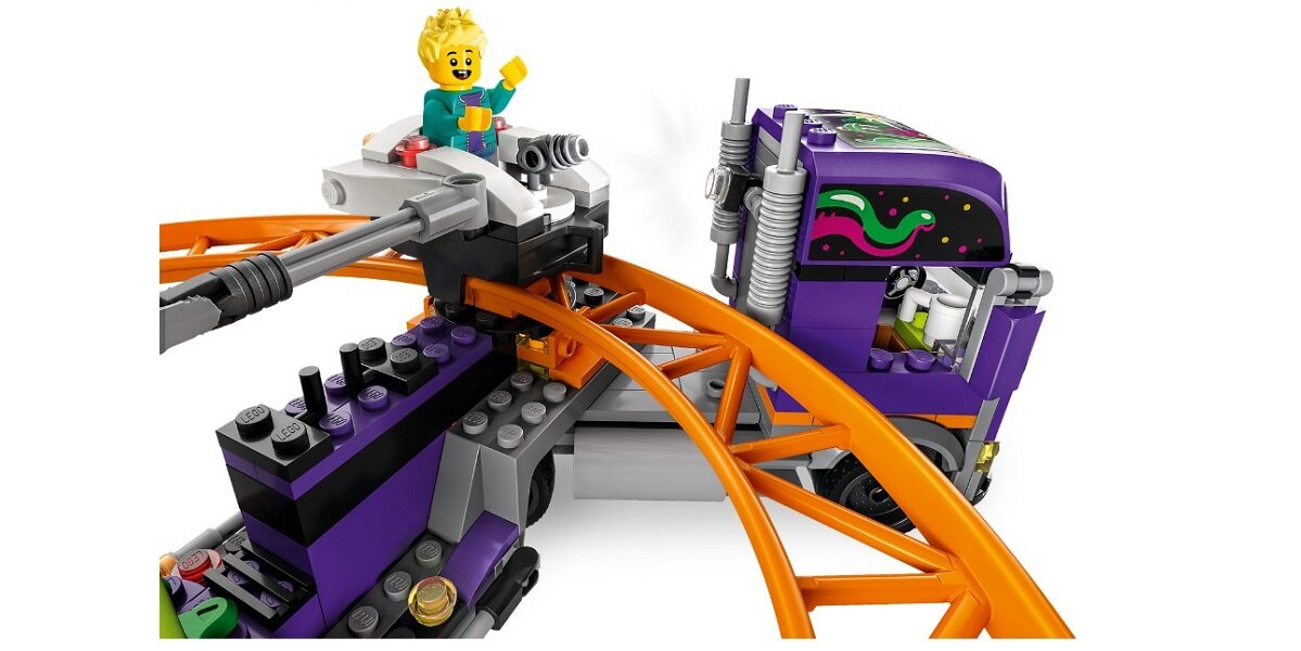 LEGO City Ciężarówka z kosmiczną karuzelą 60313 Pomoc w rozwoju życiowych umiejętności