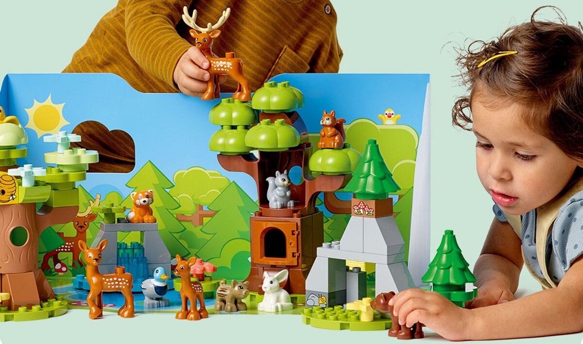 LEGO Duplo Dzikie zwierzęta Europy 10979 Poznawaj świat przyrody razem ze swoim małym odkrywcą