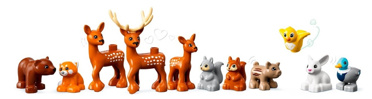 LEGO Duplo Dzikie zwierzęta Europy 10979 Zwierzęta w sam raz dla małych dzieci