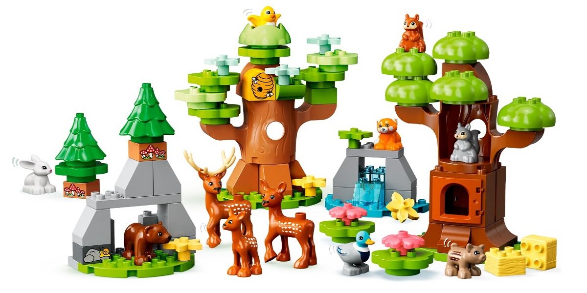 LEGO Duplo Dzikie zwierzęta Europy 10979 Zabawa napędzana wyobraźnią