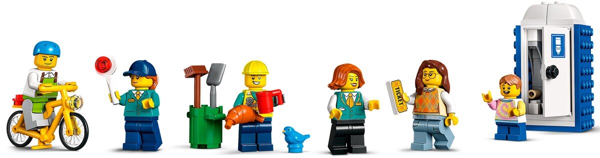 LEGO City Dworzec kolejowy 60335 Minifigurki