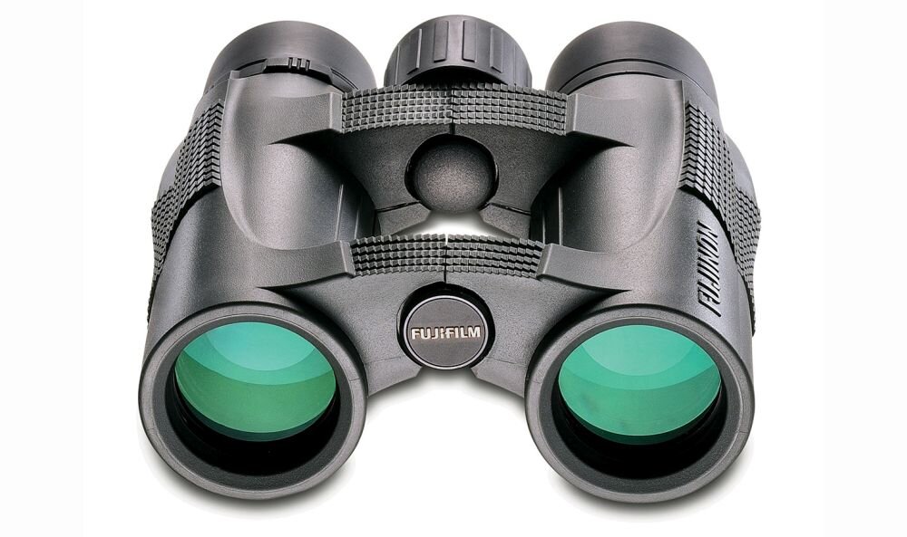 Lornetka FUJINON KF 8X32W-R II    optyka waga konstrukcja ogniskowa zoom przybliżenie dioptria muszle oczne obiektywy soczewki pryzmat powłoka gwint okulary obserwacja przyroda sport powiększenie