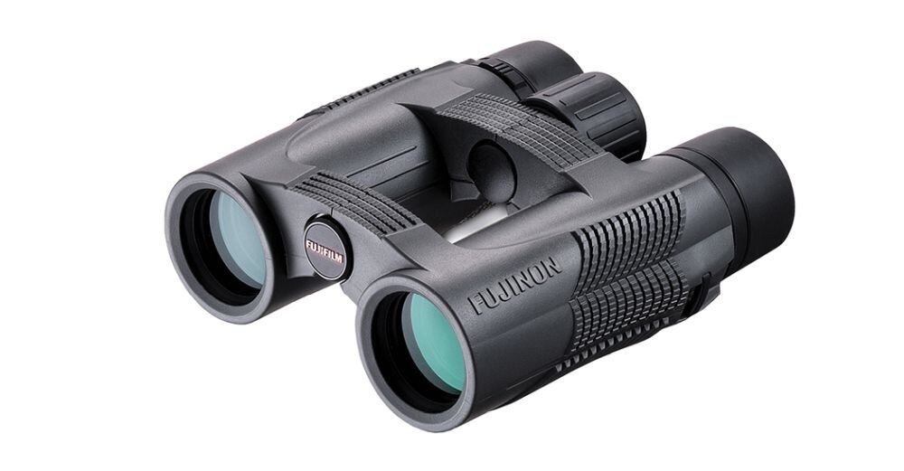 Lornetka FUJINON KF 10x32 W-R II    optyka waga konstrukcja ogniskowa zoom przybliżenie dioptria muszle oczne obiektywy soczewki pryzmat powłoka gwint okulary obserwacja przyroda sport powiększenie 