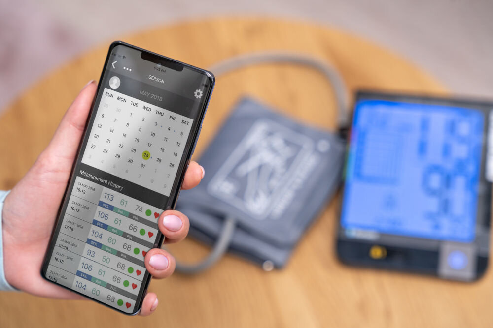 Ciśnieniomierz GÖTZE & JENSEN MD47A1 telefon z aplikacją