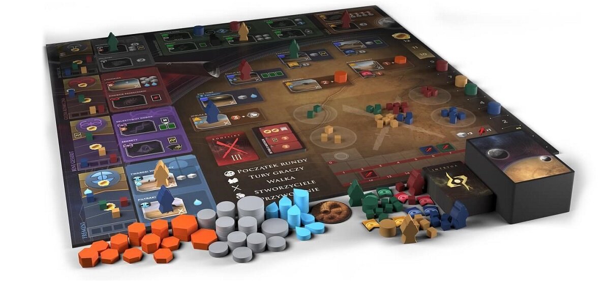 Gra planszowa LUCKY DUCK GAMES Diuna Imperium polityka karty plansza żetony krążki talia wojna ekonomia