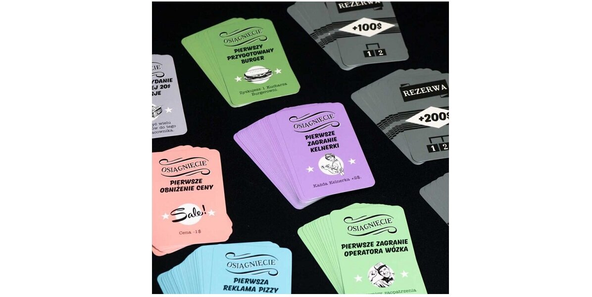 Gra planszowa PORTAL GAMES Food Chain Magnate emocjonująca wyzwanie kucharz marketing ekonomia sprzedawcy doświadczenie wymagająca karty znaczniki zabawa