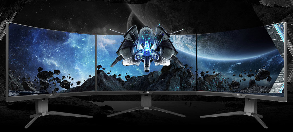 Monitor MSI G272CQP ramka konstrukcja styl wygląd obudowa