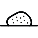 Wyrastanie ciasta oznaczone graficznym symbolem Wyrastanie ciasta oznaczone graficznym symbolem