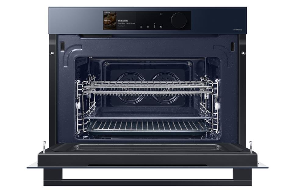 SAMSUNG-BESPOKE-NQ5B6753CAN-U2 piekarnik programy pieczenie konwekcja grill wentylator ogrzewanie dolne górne pieczenie smażenie beztłuszczowe