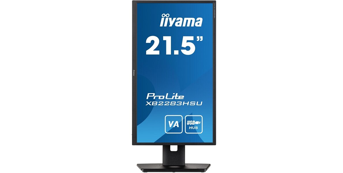 monitor IIYAMA ProLite XB2283HSU-B1 21.5 1920x1080px 1 ms ekran Proporcje Przekątna Przekątna Rozdzielczość wymiary technologie matryca VESA odświeżanie jasność Kontrast dom biuro praca rozrywka głośniki pochylenie regulacja