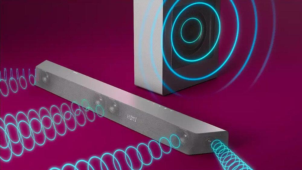 Soundbar PHILIPS TAB8507/10 - subwoofer bezprzewodowy