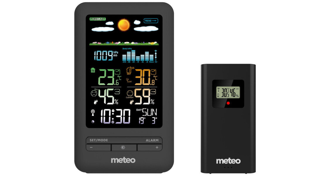 Stacja pogody METEO SP103 alarm funkcja drzemki wygoda