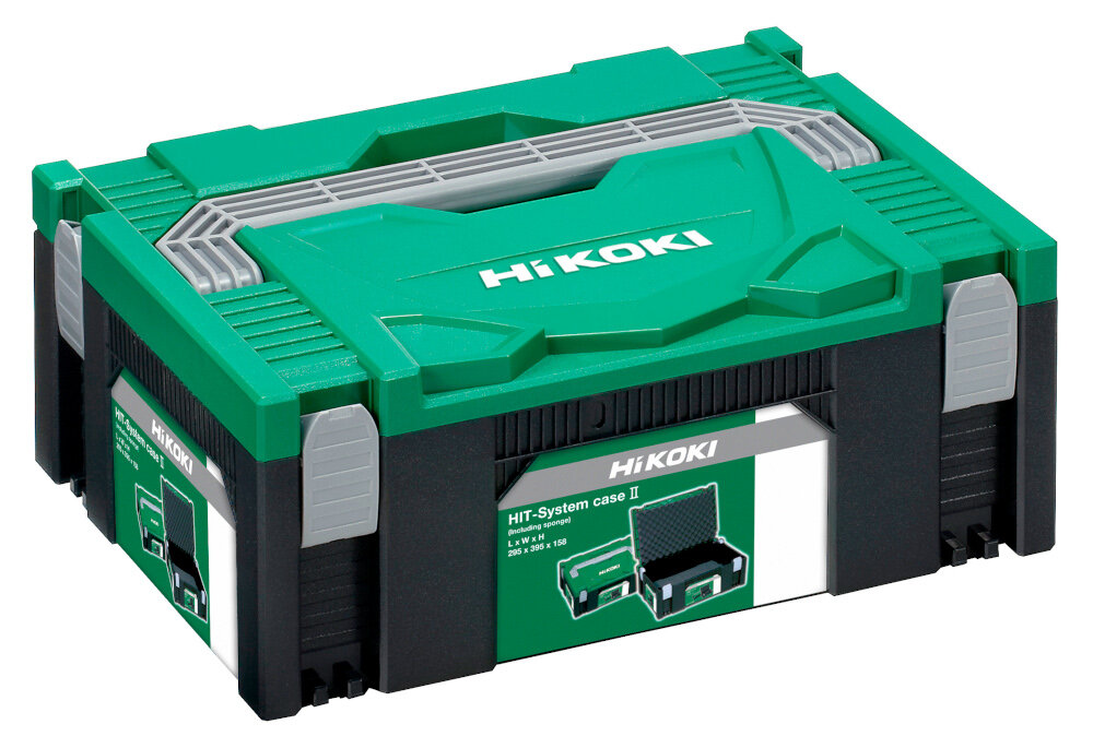 Szlifierka kątowa HIKOKI G18DSL2 W3Z wysokiej klasy elektronarzedzie walizka transportoww z bardzo mocnego tworzywa sztucznego wytrzymale na uszkodzenia mechaniczne