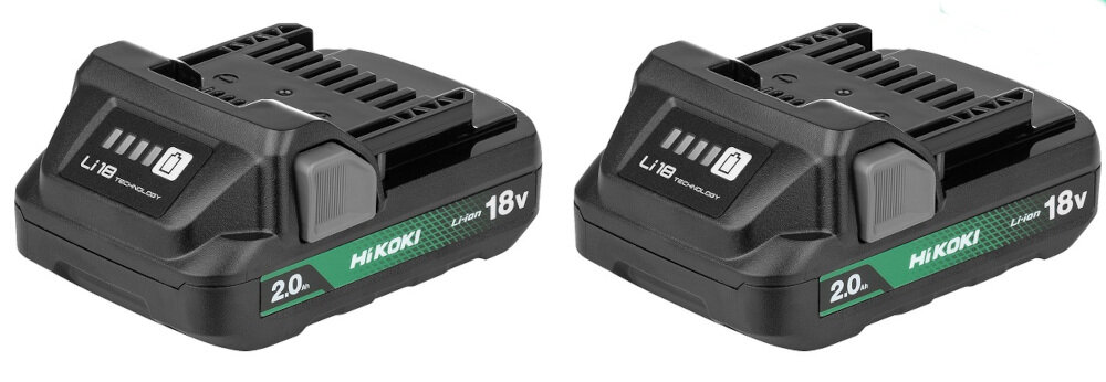 Wiertarko-wkrętarka HIKOKI DS18DAWCZ zasilanie silnik bezszczotkowy akumulator napiecie 18 V pojemność 2,0 Ah