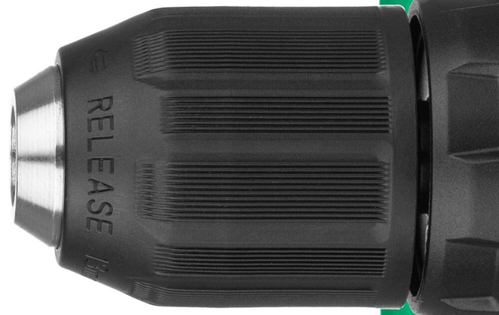 Wiertarko-wkrętarka HIKOKI DV18DDWPZ bezkluczykowy uchwyt wiertarski 13 mm zwiększona siła chwytu szybka prosta wymiana akcesoriów