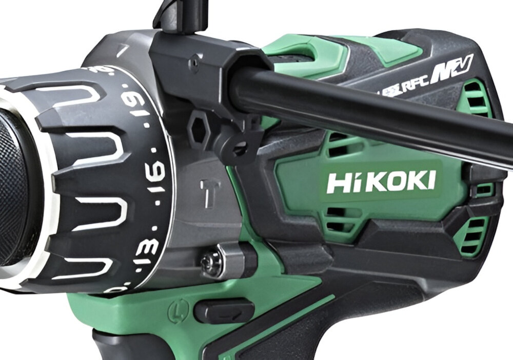 Wiertarko-wkrętarka HIKOKI DV36DA WRZ nowoczesny wydajny silnik bezszczotkowy 22 nastawienia sprzęgła precyzyjne wkręcanie bez uszkodzenia materiału i wkrętu