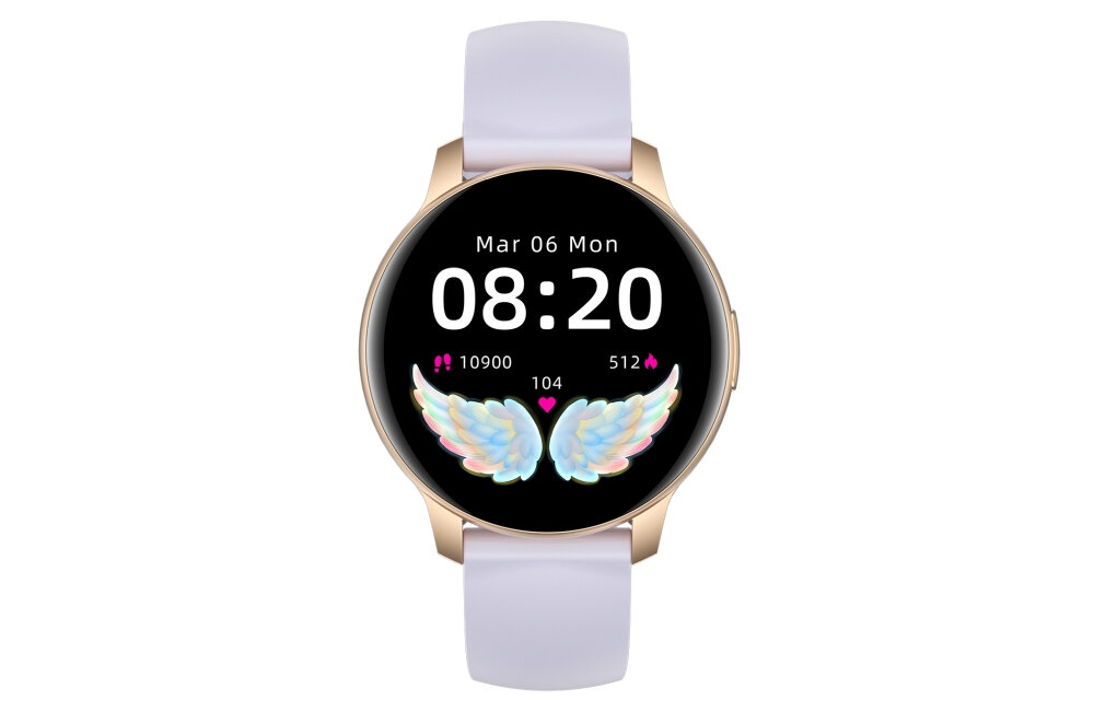 Smartwatch ORO-MED Oro-Active Pro2 Złoty ekran bateria czujniki zdrowie sport pasek ładowanie pojemność rozdzielczość łączność sterowanie krew puls rozmowy smartfon aplikacja