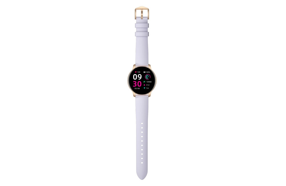 Smartwatch ORO-MED Oro-Active Pro2 Złoty ekran bateria czujniki zdrowie sport pasek ładowanie pojemność rozdzielczość łączność sterowanie krew puls rozmowy smartfon aplikacja