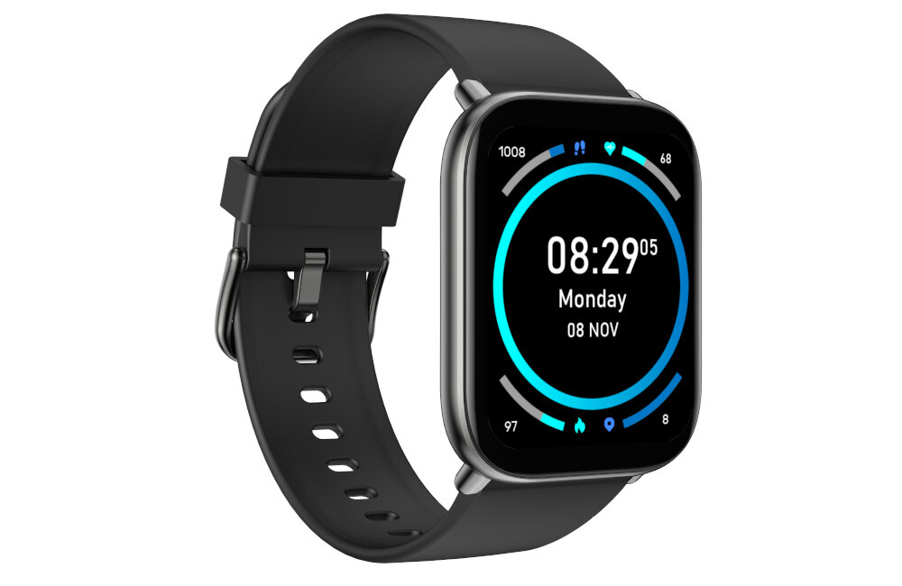 Smartwatch ORO-MED Oro Fit Pro Gt ekran bateria czujniki zdrowie sport pasek ładowanie pojemność rozdzielczość łączność sterowanie krew puls rozmowy smartfon aplikacja