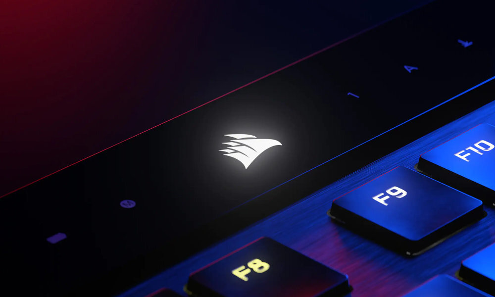 Klawiatura Corsair K100 Air RGB - zaawansowana technologia Corsair Axon Hyper-Processing wysoka częstotliwość raportowania