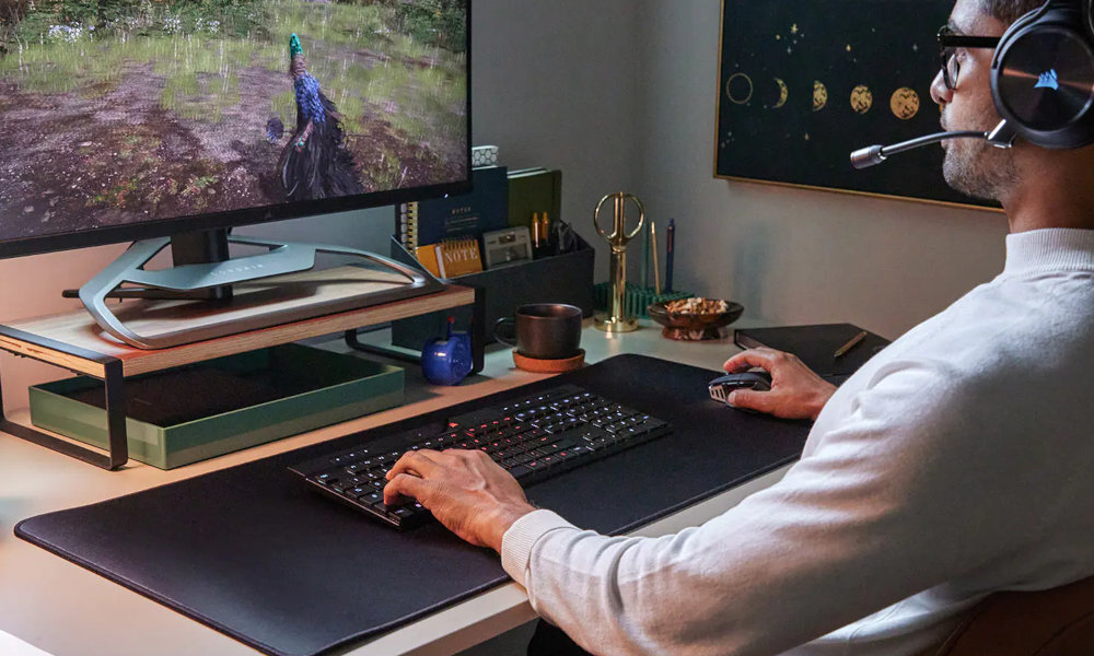 Klawiatura Corsair K100 Air RGB - podświetlenie RGB sterowane design