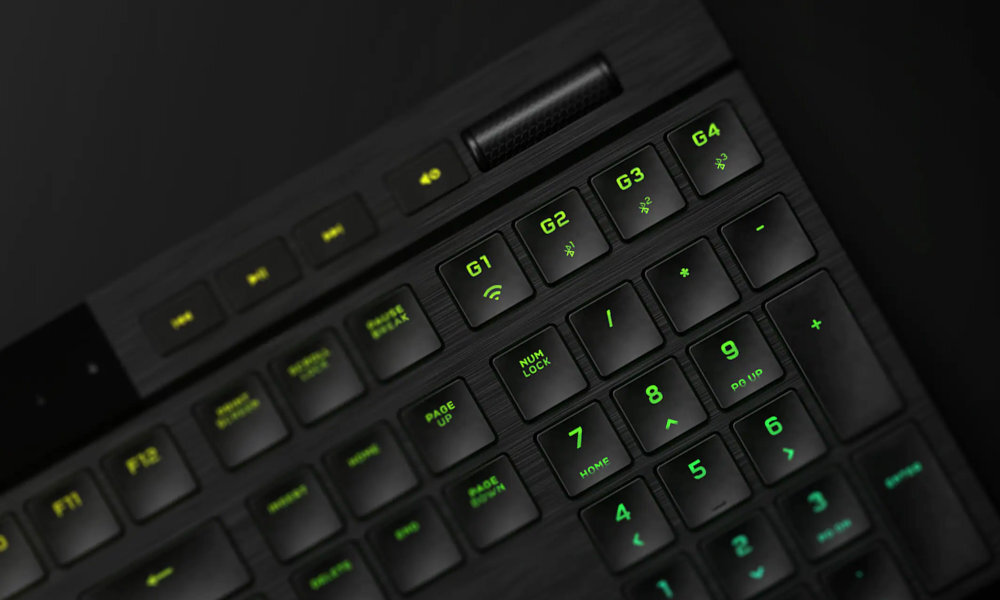 Klawiatura Corsair K100 Air RGB - Anti-ghosting nie regauje na nieplanowane wciśnięcia klawiszy