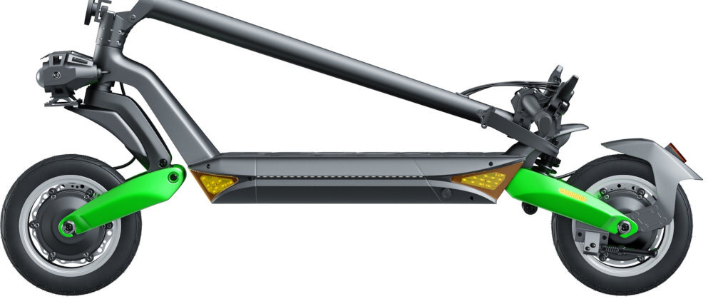 HULAJNOGA ELEKTRYCZNA RUPTOR R6 CZARNA wygodny transport po zlozeniu