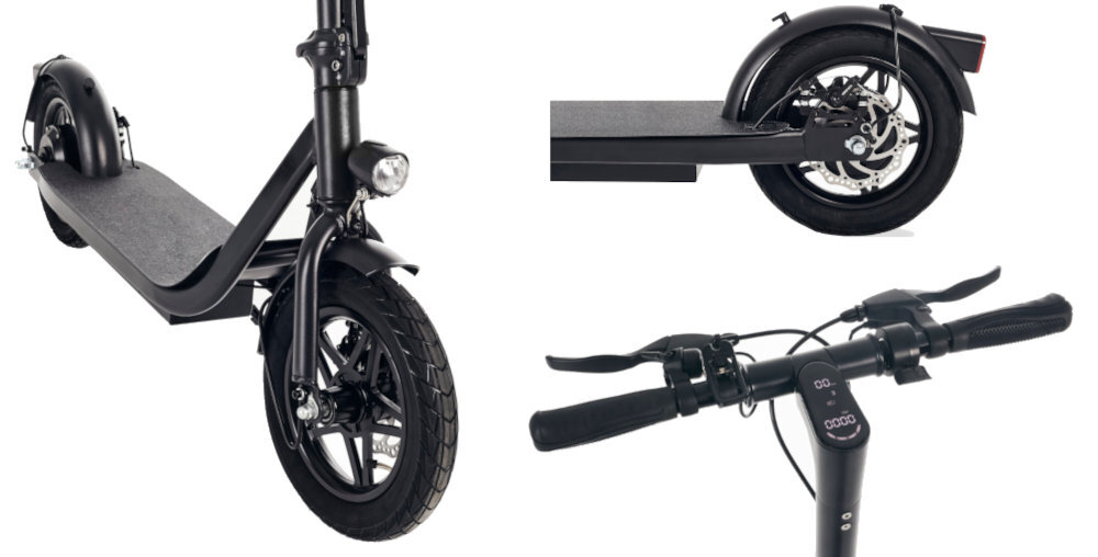 HULAJNOGA ELEKTRYCZNA RIDER R12 CZARNA stylowe wzornictwo