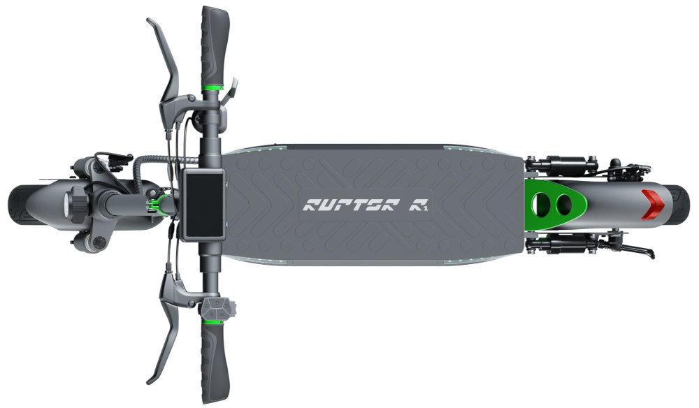 HULAJNOGA ELEKTRYCZNA RUPTOR R12 CZARNA stabilnosc podczas jazdy