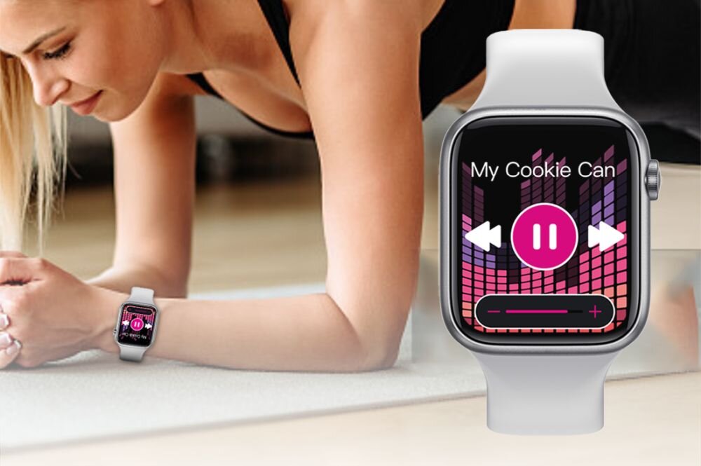 Smartwatch KUMI KU2 Pro ekran bateria czujniki zdrowie sport pasek ładowanie pojemność rozdzielczość łączność sterowanie krew puls rozmowy smartfon aplikacja