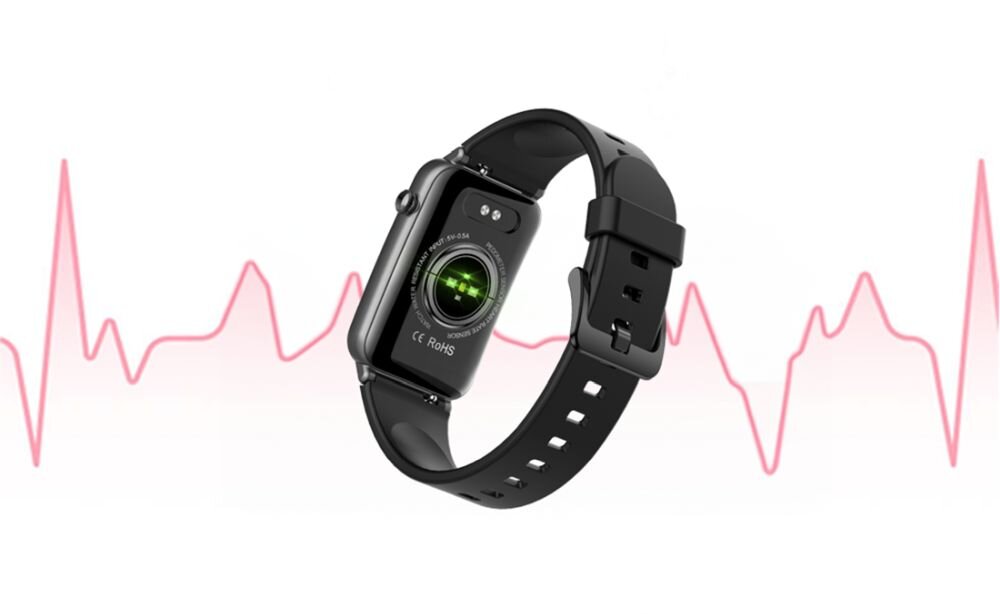 Smartwatch KUMI U3    ekran bateria czujniki zdrowie sport pasek ładowanie pojemność rozdzielczość łączność sterowanie krew puls rozmowy smartfon aplikacja 