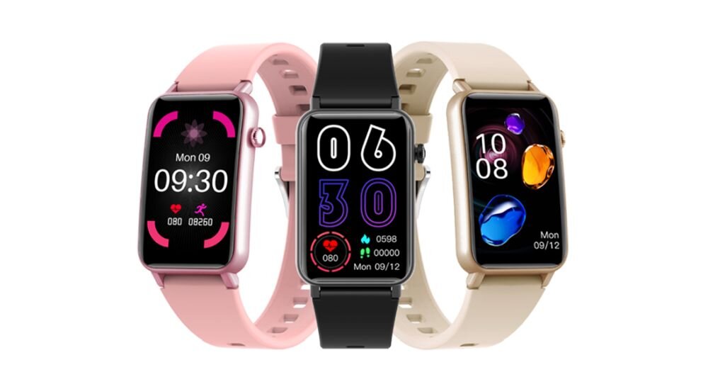 Smartwatch KUMI U3    ekran bateria czujniki zdrowie sport pasek ładowanie pojemność rozdzielczość łączność sterowanie krew puls rozmowy smartfon aplikacja 