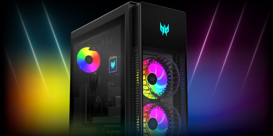 Komputer ACER Predator Orion 7000 - podświetlenie