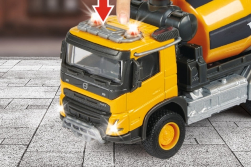 Samochód MAJORETTE Grand Volvo betoniarka wykonanie metal tworzywo konstrukcja