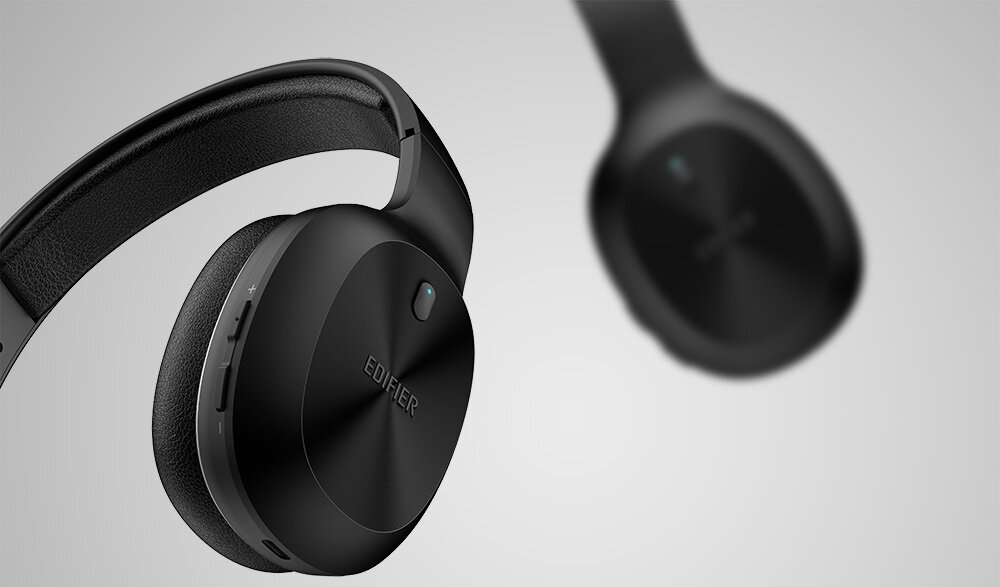 Słuchawki nauszne EDIFIER W600BT dźwięk jakość połączenie łączność pasmo impedancja muzyka gry filmy sterowanie bluetooth