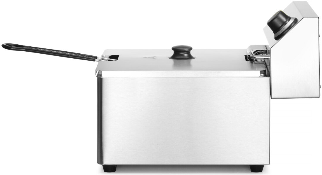 Frytkownica HENDI 205822 Kitchen Line Wytrzymała konstrukcja pojemność przygotowywanie frytki smażone potrawy możliwości wygoda pracy