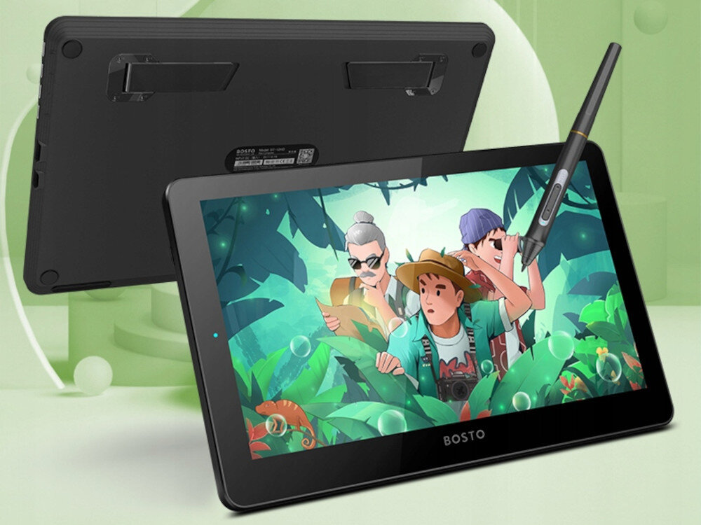 Tablet graficzny BOSTO BT-12HDT pokrycie barw szczegóły