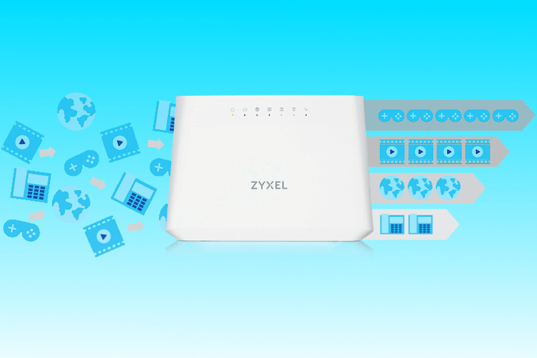 Router ZYXEL VMG3625-T50B jakość silny sygnał duży zasięg