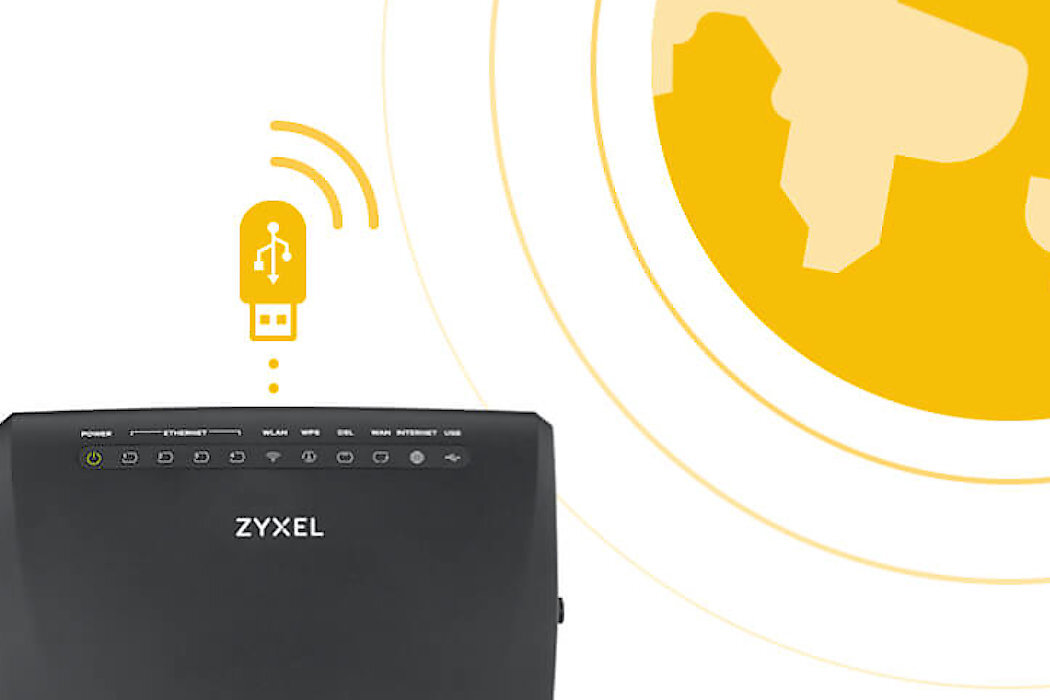 Router ZYXEL VMG3312-T20A 3G USB
