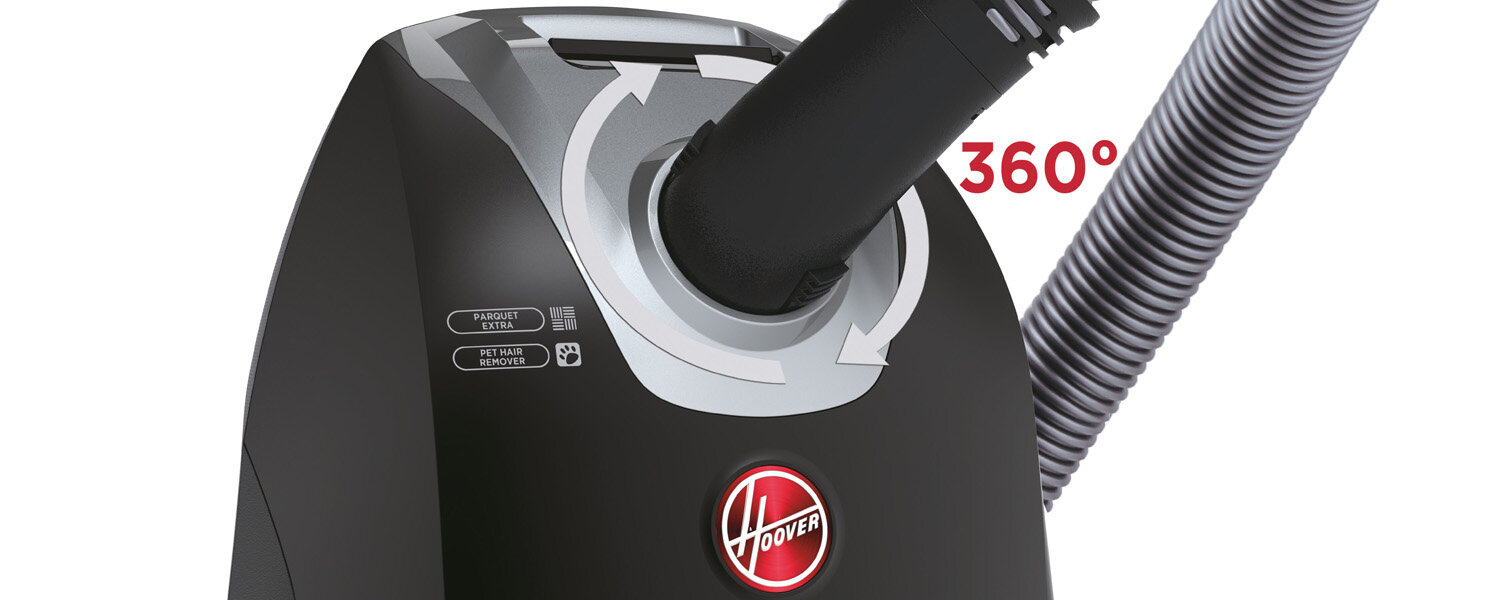 Odkurzacz HOOVER HE722PET 011 bez zarysować gumowane koła