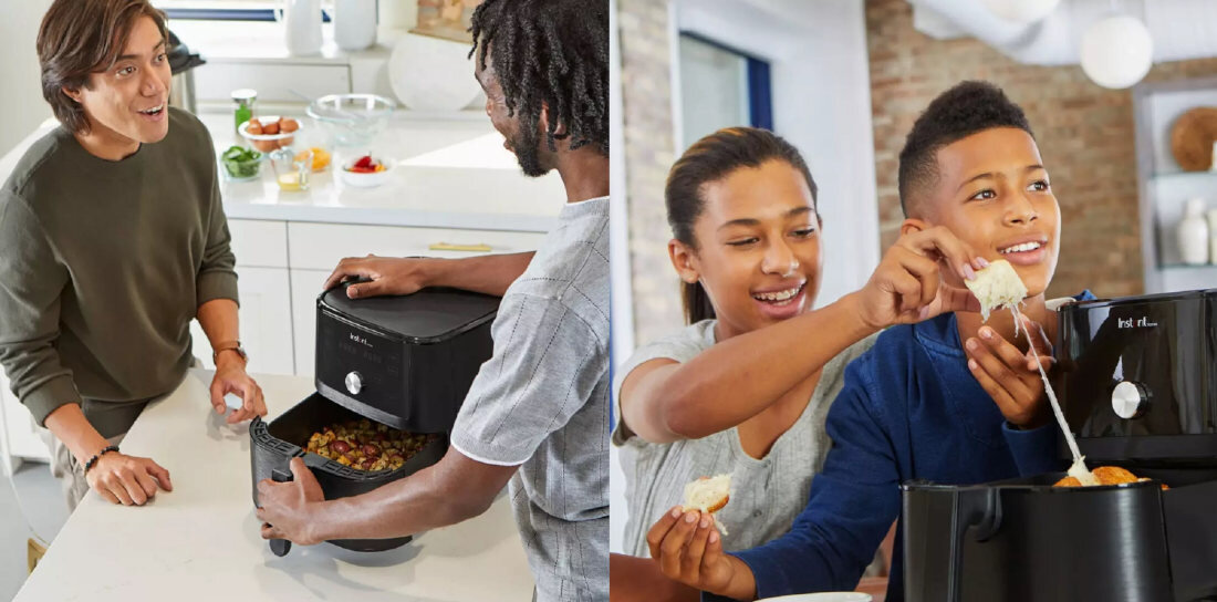 Frytkownica beztluszczowa INSTANT POT Vortex 4 Air Fryer Oryginalne wzornictwo prezentacja wyglad design