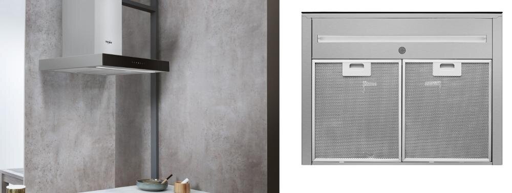 WHIRLPOOL WHBS62FLTK 1 okap wyciąg pochłaniacz filtry